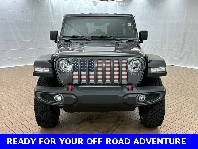 Used 2021 Jeep Wrangler Unlimited Rubicon with VIN 1C4HJXFG8MW697434 for sale in Merrillville, IN