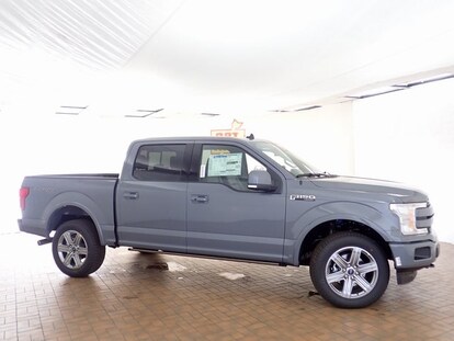 New 2019 Ford F 150 Lariat Truck In Abyss Gray For Sale