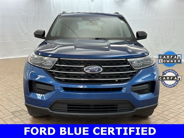 Certified 2022 Ford Explorer XLT with VIN 1FMSK8DH4NGA22823 for sale in Merrillville, IN