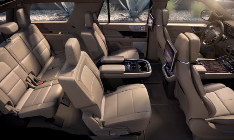 2019 Lincoln Navigator interior 3rd row seating