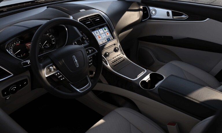 2020 Lincoln Nautilus interior dashboard view