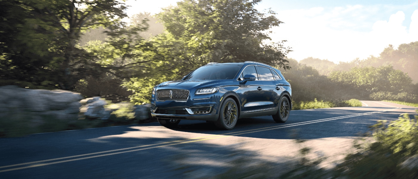 2019 Lincoln Nautilus driving on road exterior view