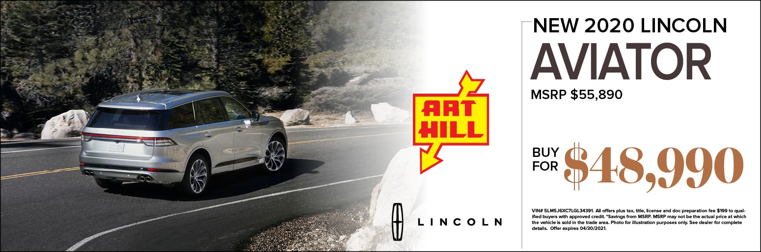 New 2020 Lincoln Aviator Special Offer
