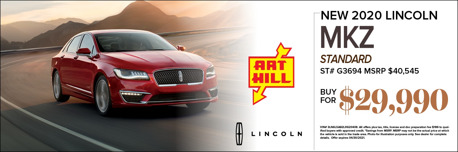 New 2020 Lincoln MKZ Standard Special Offer