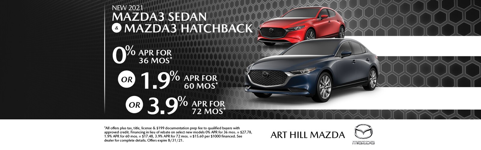 Art Hill Mazda New Mazda and Used Car Dealer Serving
