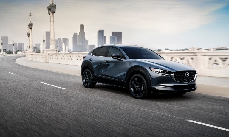 2021 Mazda CX-30 Driving Out Of The City