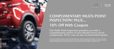 COMPLIMENTARY MULTI-POINT INSPECTION! PLUS... COMPLIMENTARY MULTI-POINT INSPECTION! PLUS...