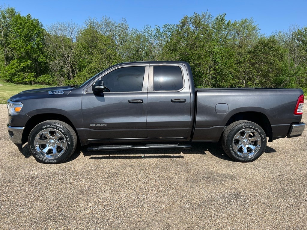 Used 2021 RAM Ram 1500 Pickup Big Horn/Lone Star with VIN 1C6SRFBT8MN587685 for sale in Canton, IL