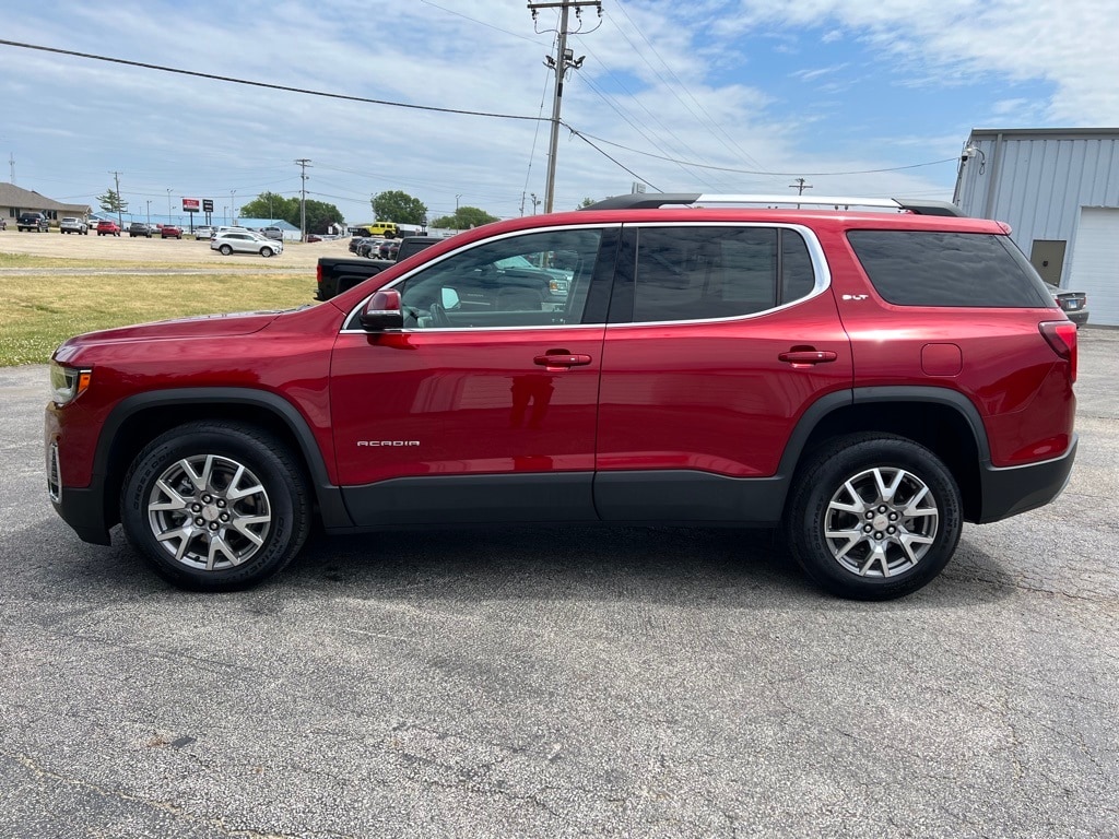 Used 2021 GMC Acadia SLT with VIN 1GKKNULS6MZ136380 for sale in Canton, IL