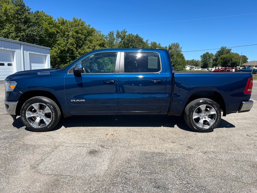 Used 2023 RAM Ram 1500 Pickup Laramie with VIN 1C6SRFJT7PN615997 for sale in Canton, IL