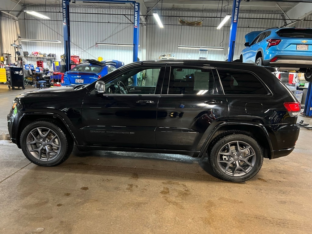 Used 2021 Jeep Grand Cherokee 80th Edition with VIN 1C4RJFBG6MC708050 for sale in Canton, IL
