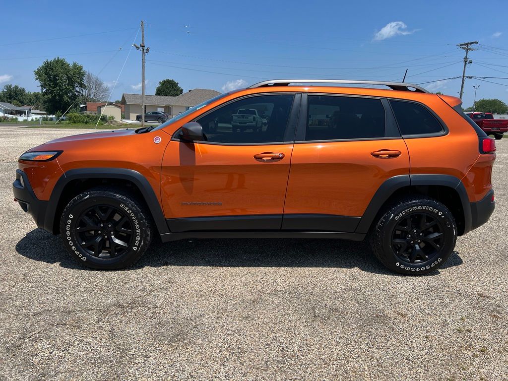 Used 2016 Jeep Cherokee Trailhawk with VIN 1C4PJMBS7GW163446 for sale in Canton, IL