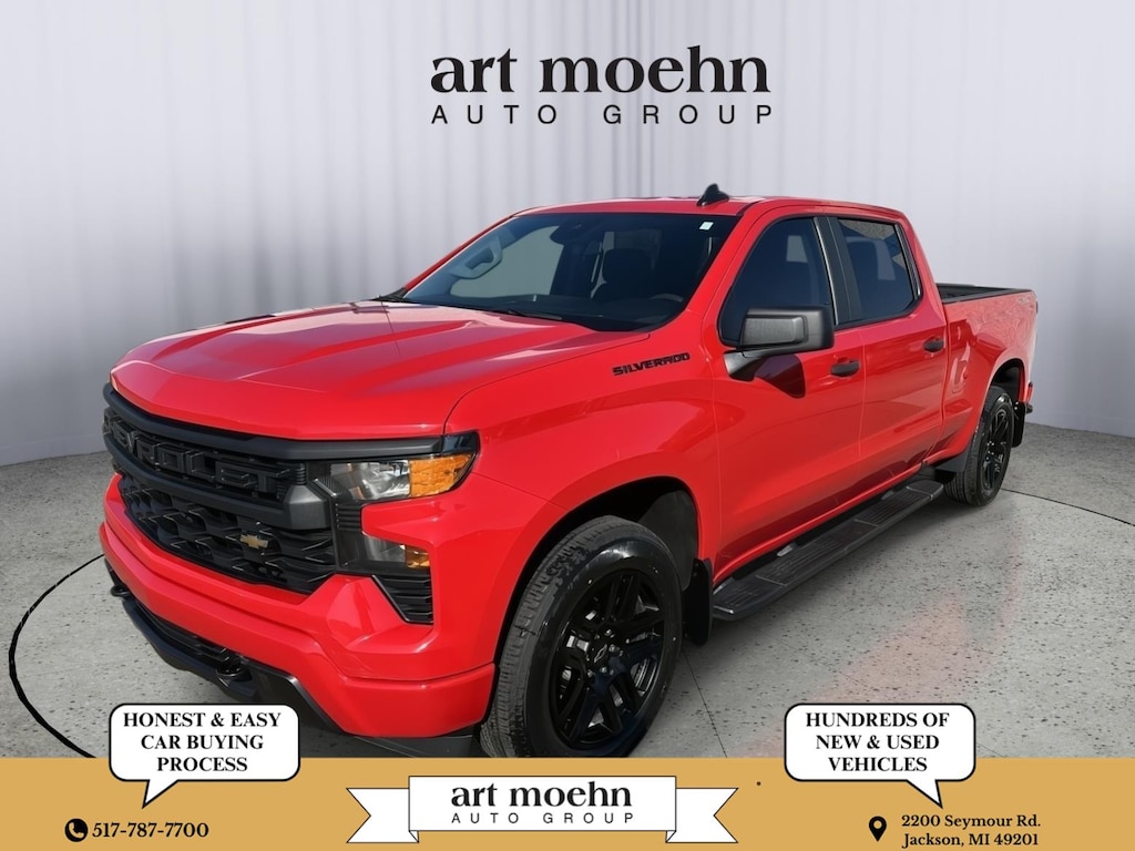 Used 2023 Chevrolet Silverado 1500 Custom Truck Crew Cab