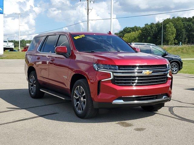 Certified 2021 Chevrolet Tahoe LT with VIN 1GNSKNKT4MR341868 for sale in Jackson, MI