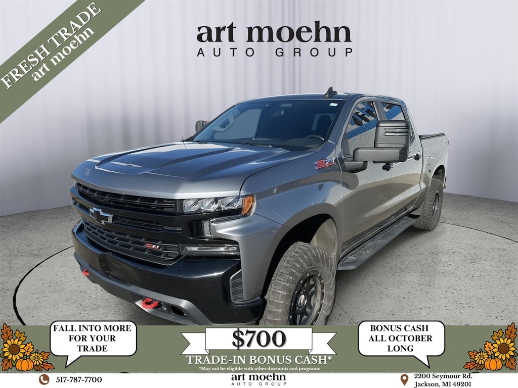 Used 2019 Chevrolet Silverado 1500 LT Trail Boss Truck Crew Cab