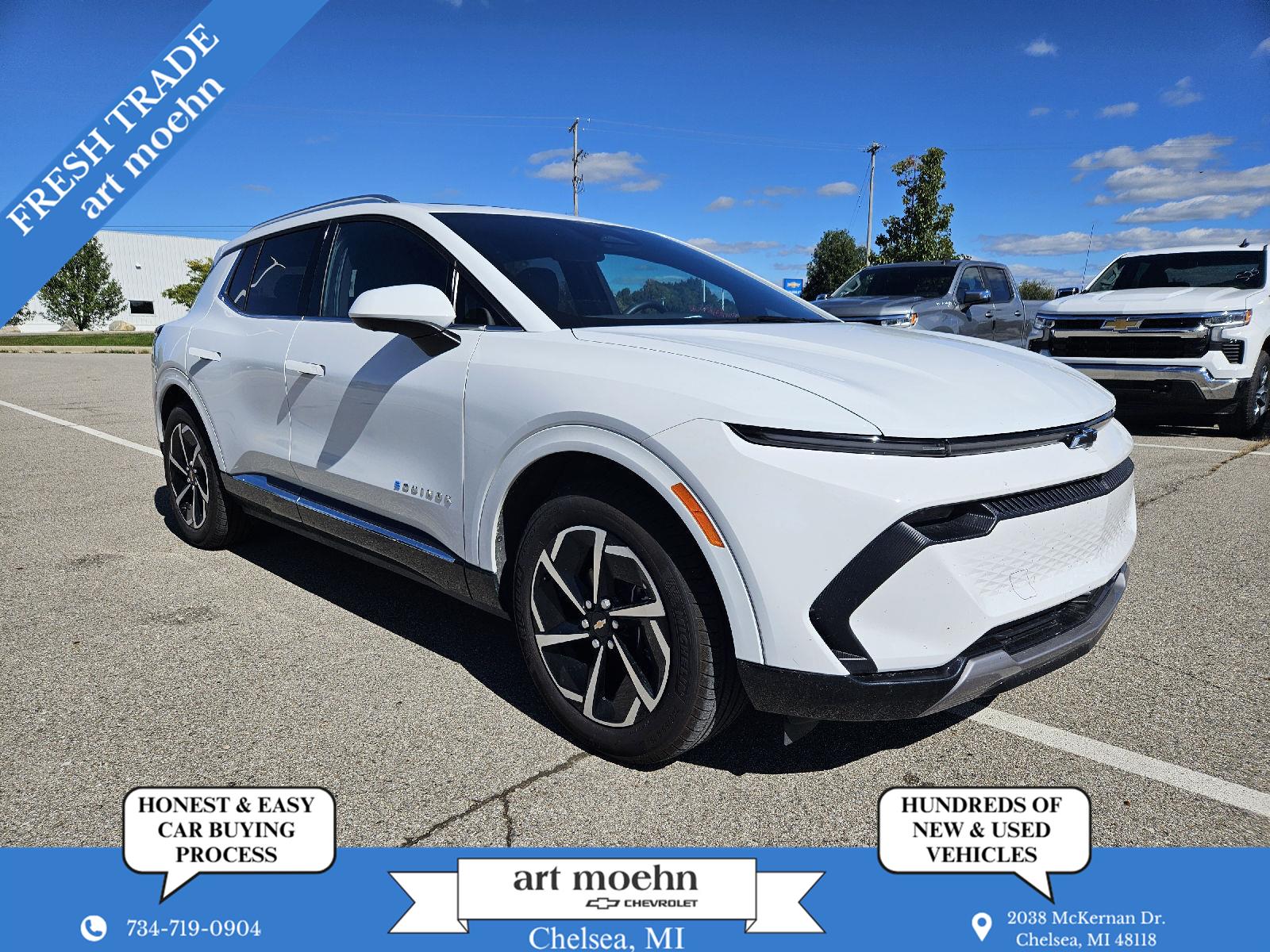Used 2025 Chevrolet Equinox EV LT with VIN 3GN7DLRP0SS194889 for sale in Chelsea, MI