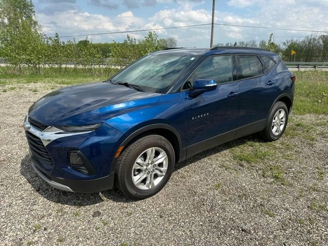 Used 2022 Chevrolet Blazer 2LT with VIN 3GNKBCR49NS182654 for sale in Chelsea, MI