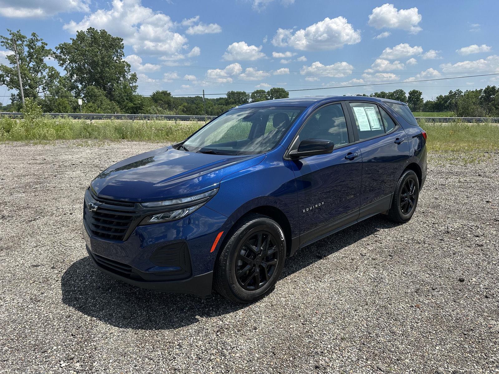 Used 2023 Chevrolet Equinox LS with VIN 3GNAXHEG3PL204266 for sale in Chelsea, MI