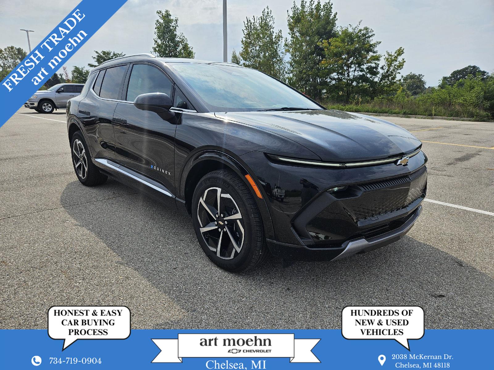 Used 2025 Chevrolet Equinox EV LT with VIN 3GN7DLRRXSS118677 for sale in Chelsea, MI