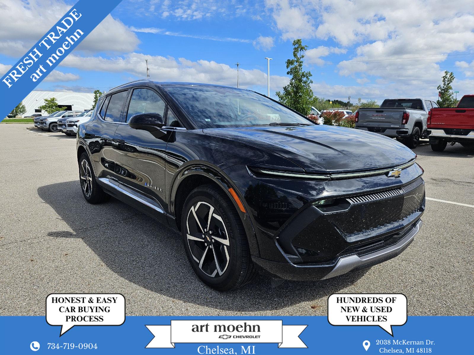 Used 2025 Chevrolet Equinox EV LT with VIN 3GN7DLRP9SS126364 for sale in Chelsea, MI