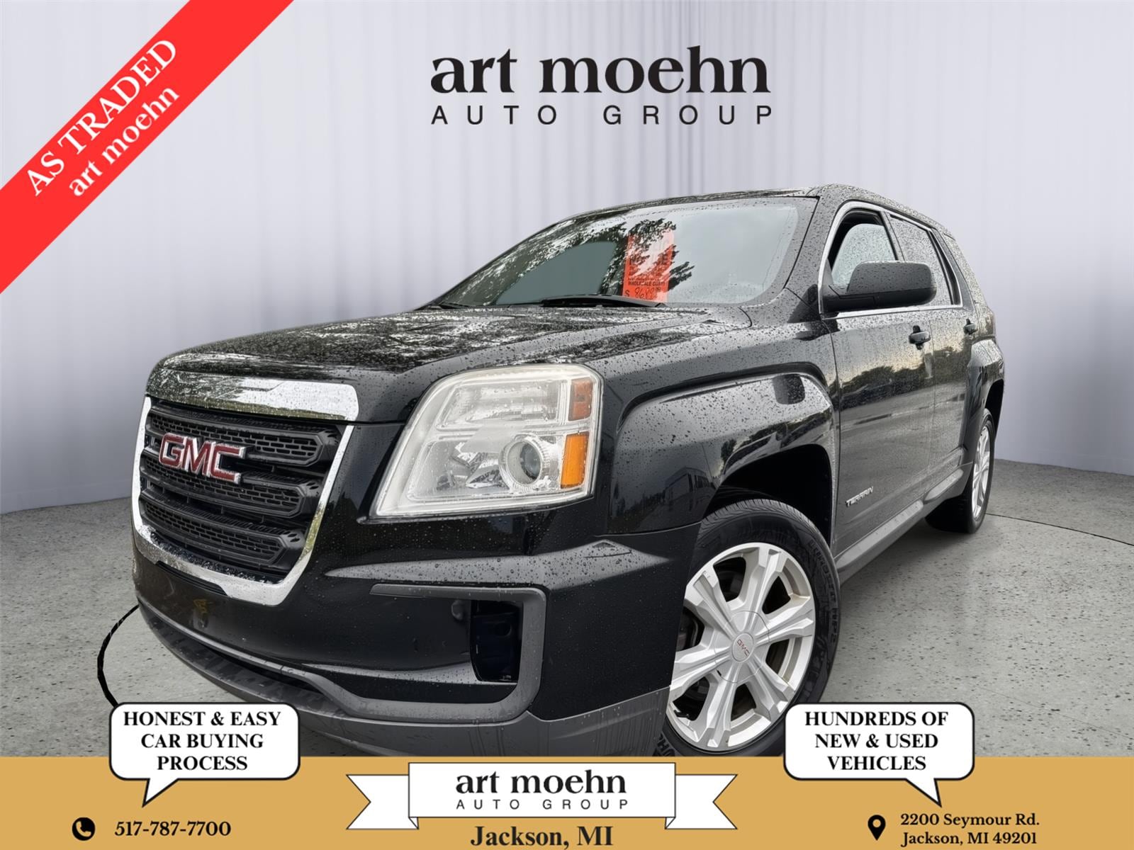 Used 2017 GMC Terrain SLE-1 with VIN 2GKALMEK0H6257146 for sale in Jackson, MI
