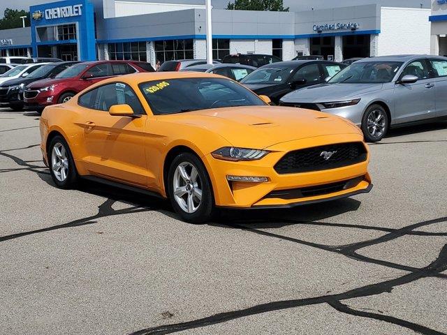 Used 2019 Ford Mustang EcoBoost with VIN 1FA6P8TH4K5129490 for sale in Jackson, MI