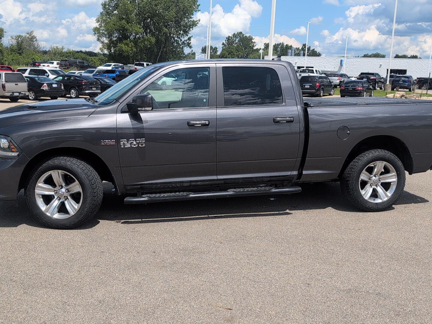 Used 2016 RAM Ram 1500 Pickup Sport with VIN 1C6RR7UT6GS168998 for sale in Jackson, MI