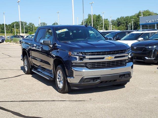 Used 2021 Chevrolet Silverado 1500 LT with VIN 3GCUYDET7MG132873 for sale in Jackson, MI