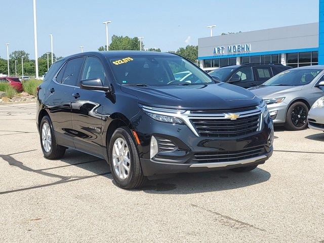 Used 2022 Chevrolet Equinox LT with VIN 3GNAXKEV7NL210743 for sale in Jackson, MI