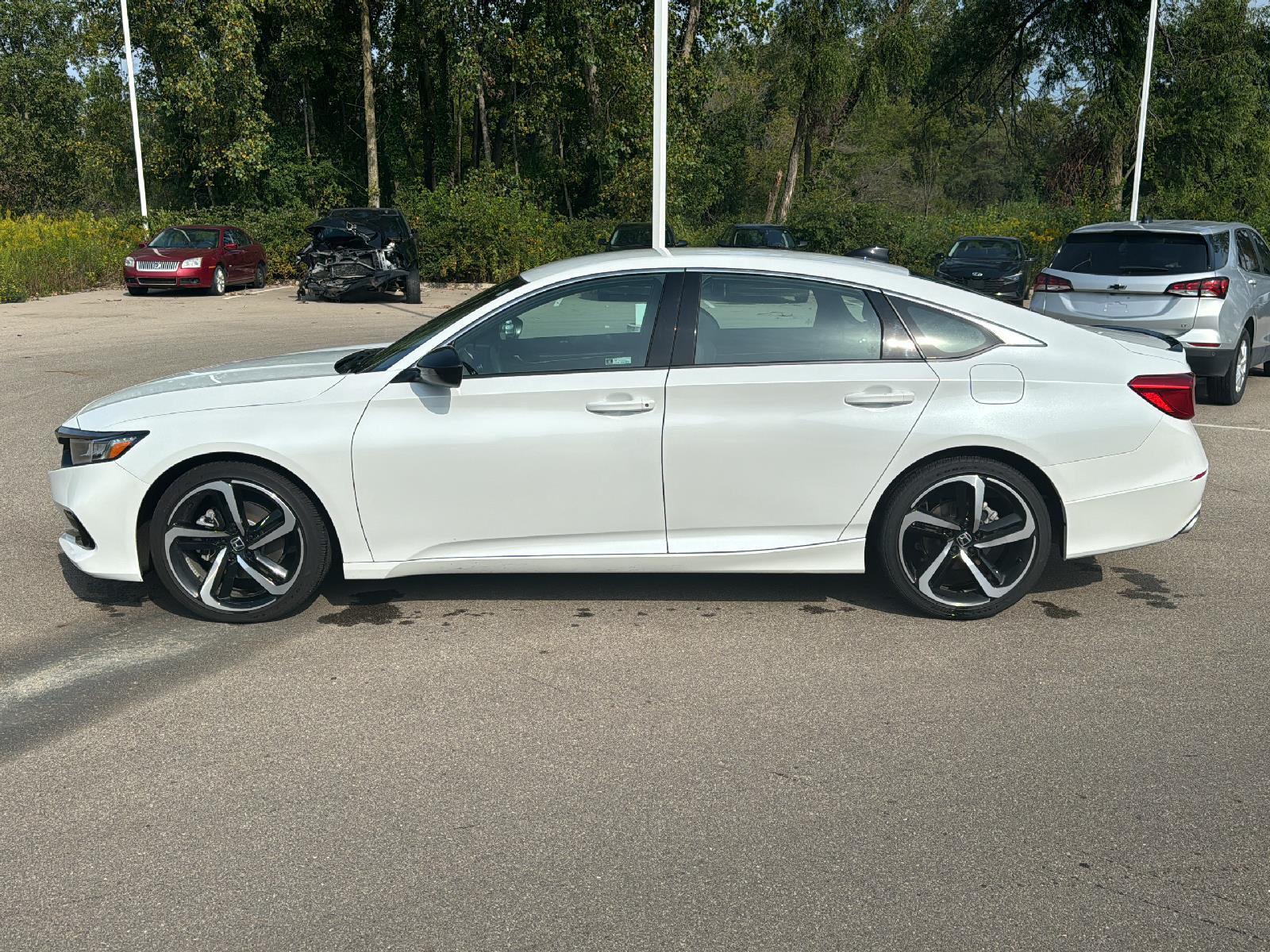 Used 2022 Honda Accord Sport with VIN 1HGCV1F35NA124371 for sale in Jackson, MI