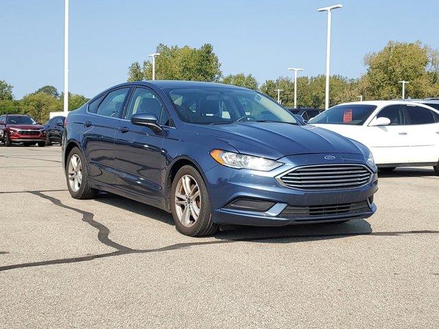 Used 2018 Ford Fusion SE with VIN 3FA6P0H71JR114524 for sale in Jackson, MI