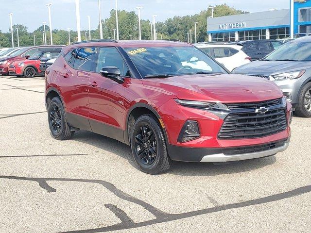 Used 2022 Chevrolet Blazer 2LT with VIN 3GNKBCR40NS130247 for sale in Jackson, MI