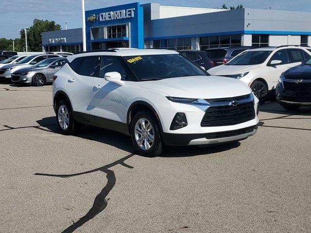 Used 2022 Chevrolet Blazer 2LT with VIN 3GNKBCR40NS192165 for sale in Jackson, MI