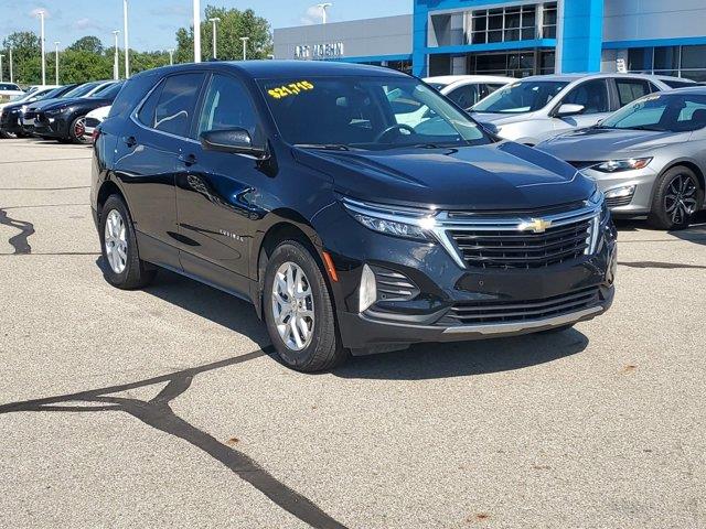 Used 2022 Chevrolet Equinox LT with VIN 3GNAXKEV8NL240608 for sale in Jackson, MI