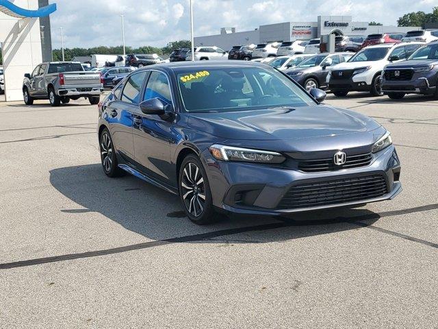 Used 2022 Honda Civic EX with VIN JHMFE1F77NX009152 for sale in Jackson, MI