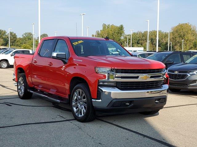 Used 2021 Chevrolet Silverado 1500 LT with VIN 3GCUYDED0MG421182 for sale in Jackson, MI