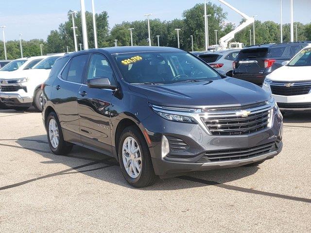 Used 2022 Chevrolet Equinox LT with VIN 3GNAXKEV6NS243187 for sale in Jackson, MI