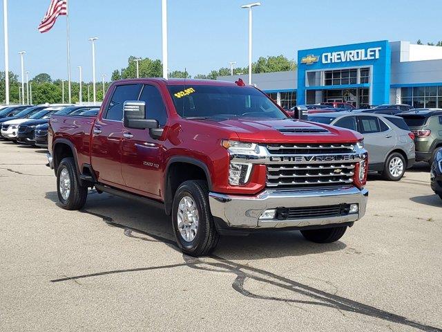 Used 2022 Chevrolet Silverado 2500HD LTZ with VIN 1GC4YPE71NF208689 for sale in Jackson, MI