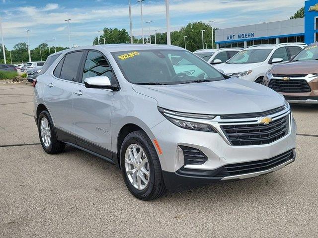 Used 2022 Chevrolet Equinox LT with VIN 3GNAXKEV0NL239923 for sale in Jackson, MI