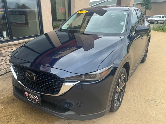 Used 2022 Mazda CX-5 S Premium package with VIN JM3KFBDM7N0559365 for sale in Austin, Minnesota