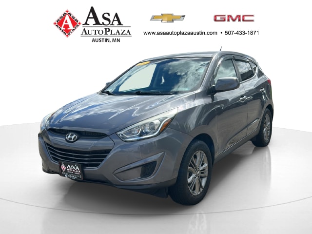 Used 2015 Hyundai Tucson GLS with VIN KM8JTCAF0FU021833 for sale in Austin, MN