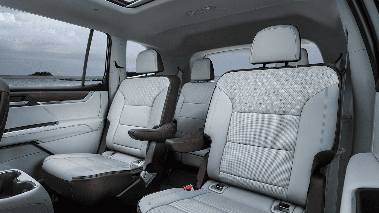 2027 GMC Acadia interior comfort and cargo