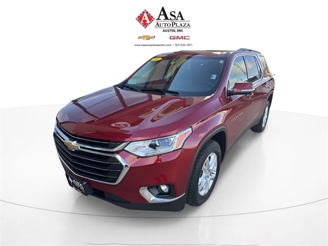 Used 2019 Chevrolet Traverse 1LT with VIN 1GNEVGKW7KJ104653 for sale in Austin, Minnesota