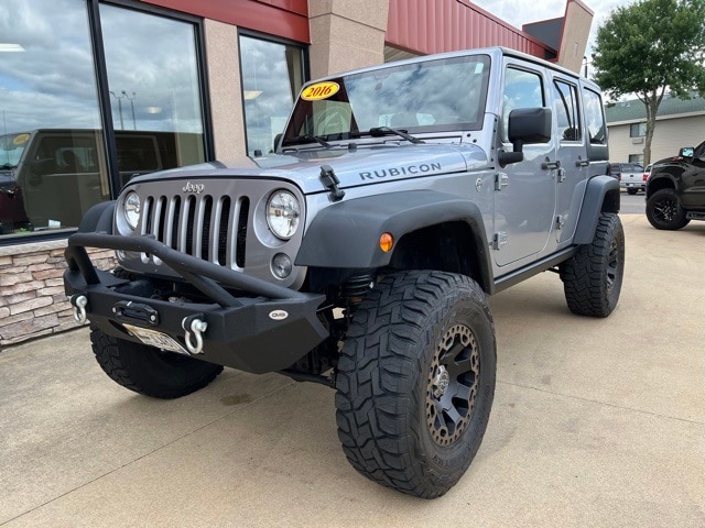 Used 2016 Jeep Wrangler Unlimited Rubicon with VIN 1C4BJWFG1GL320773 for sale in Austin, Minnesota