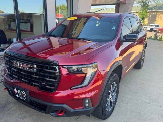 Used 2024 GMC Acadia AT4 with VIN 1GKENPKS9RJ187183 for sale in Austin, Minnesota