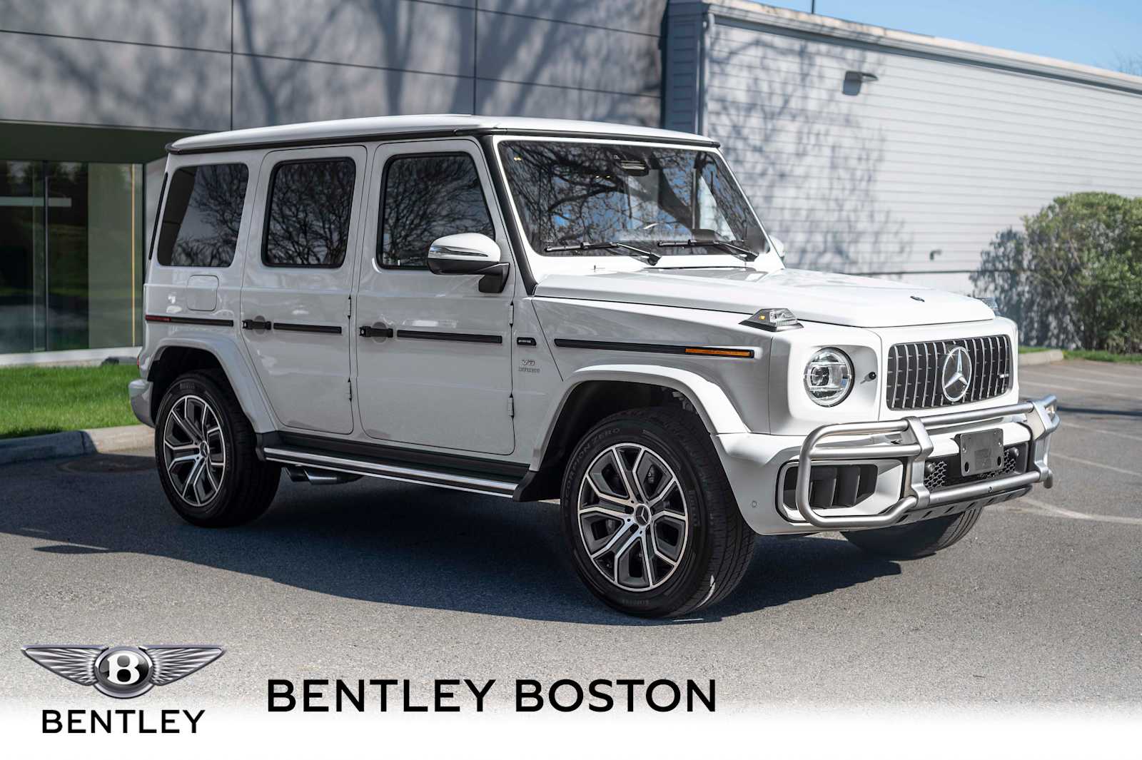 Polar White 2025 Mercedes-Benz G-Class AMG G 63 4MATIC SUV / Crossover All-Wheel Drive 9-Speed Automatic
