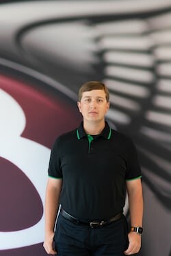 Staff member Evan Andries from ID_1db805