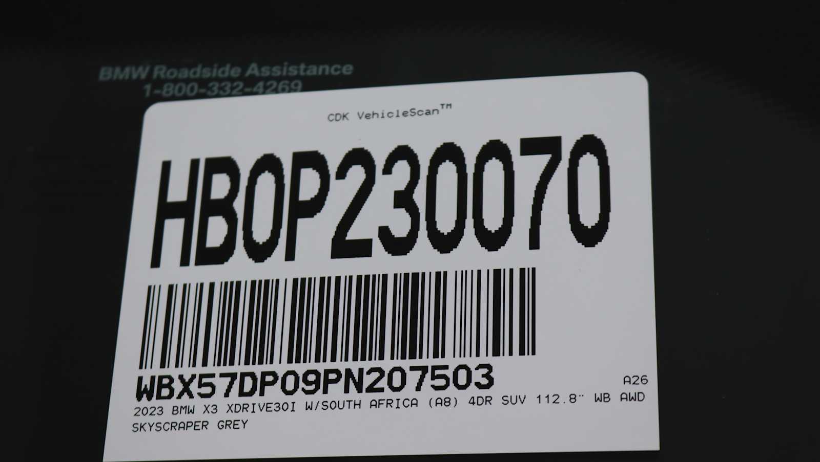 used 2023 BMW X3 car, priced at $36,781