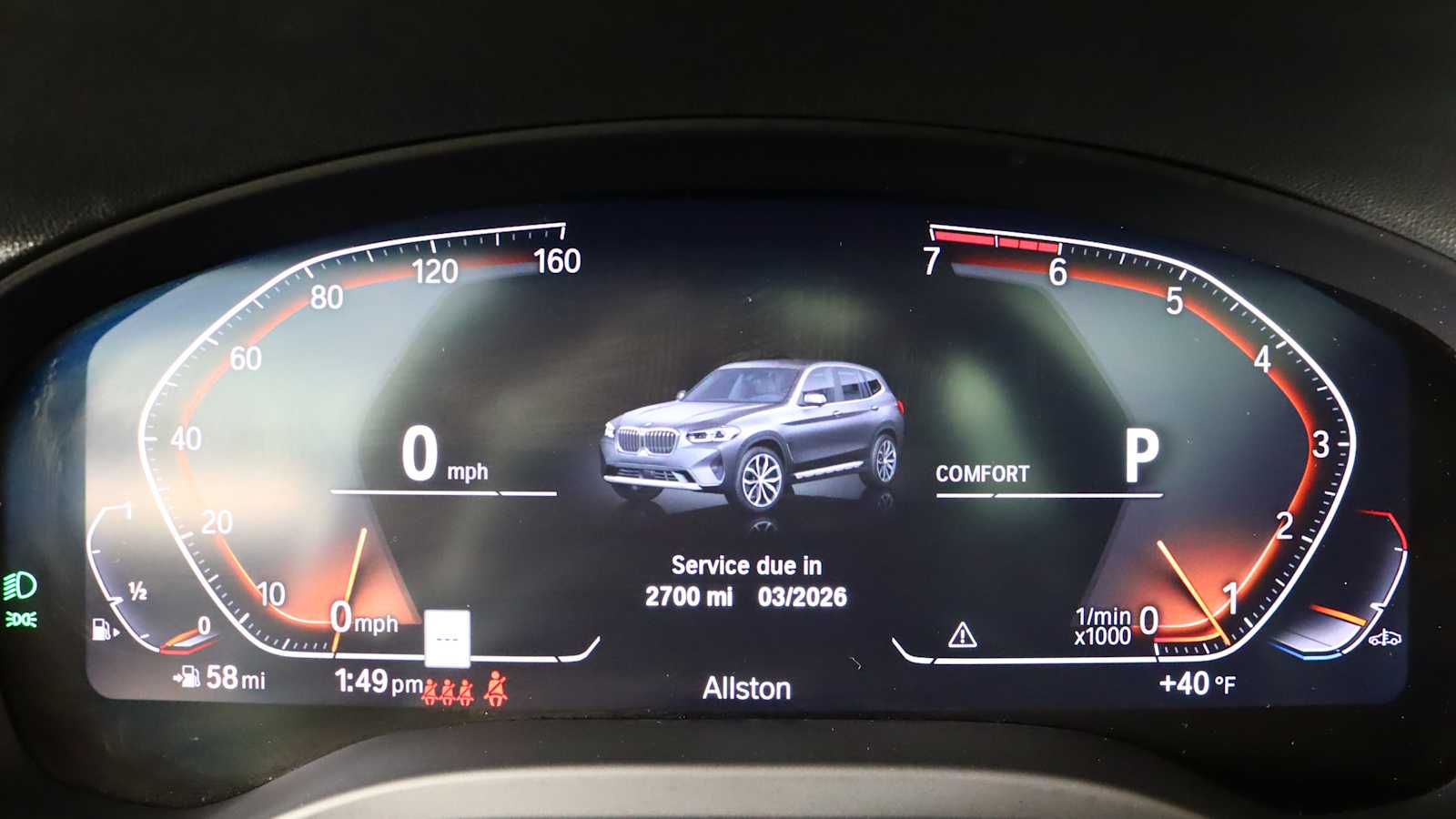 used 2023 BMW X3 car, priced at $38,731