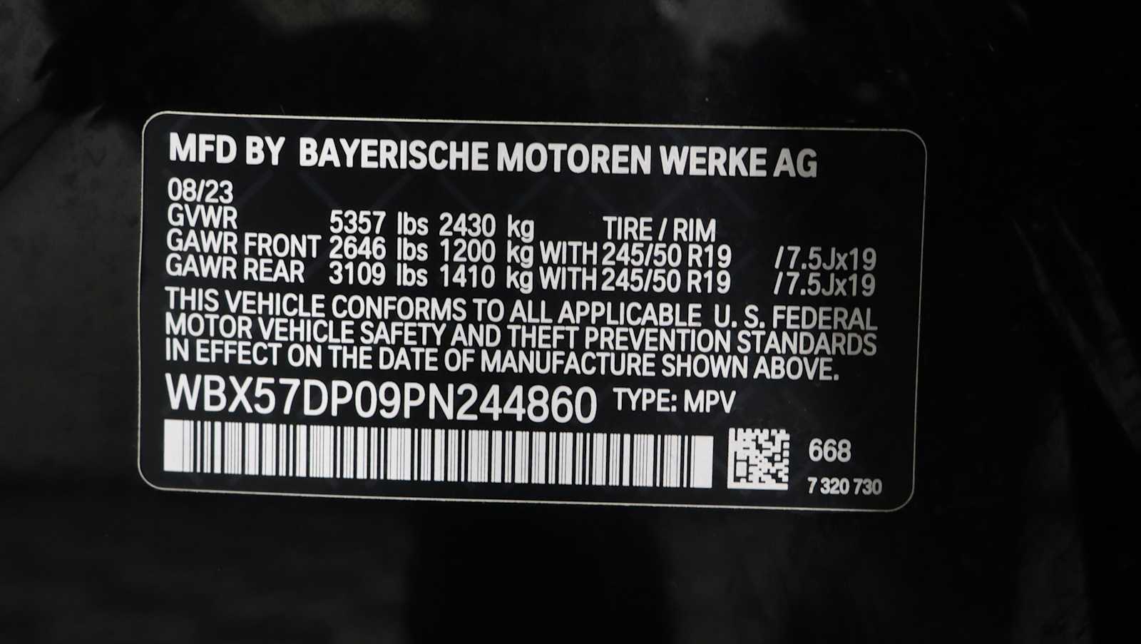 used 2023 BMW X3 car, priced at $40,420